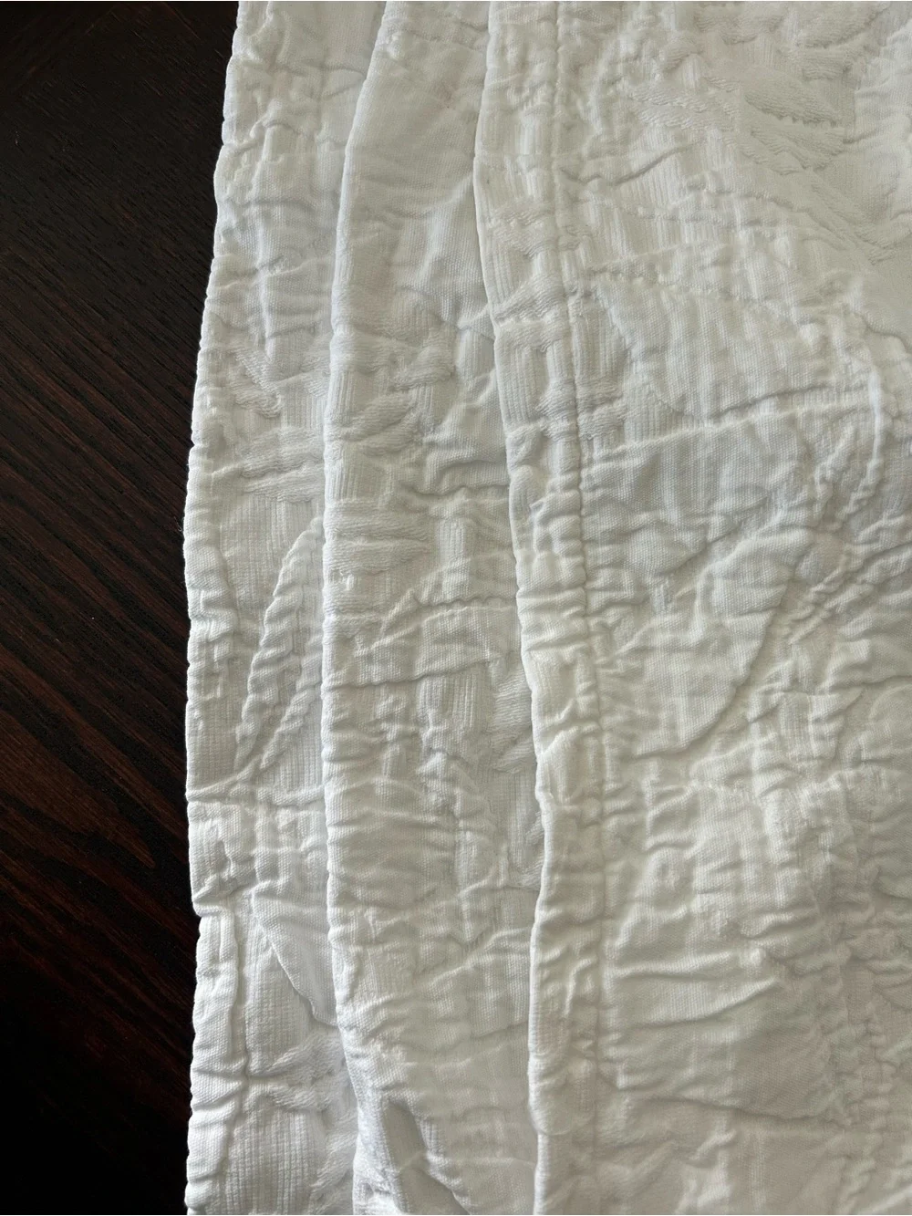 Pottery Barn White Textured Cotton Throw Pillow Cover